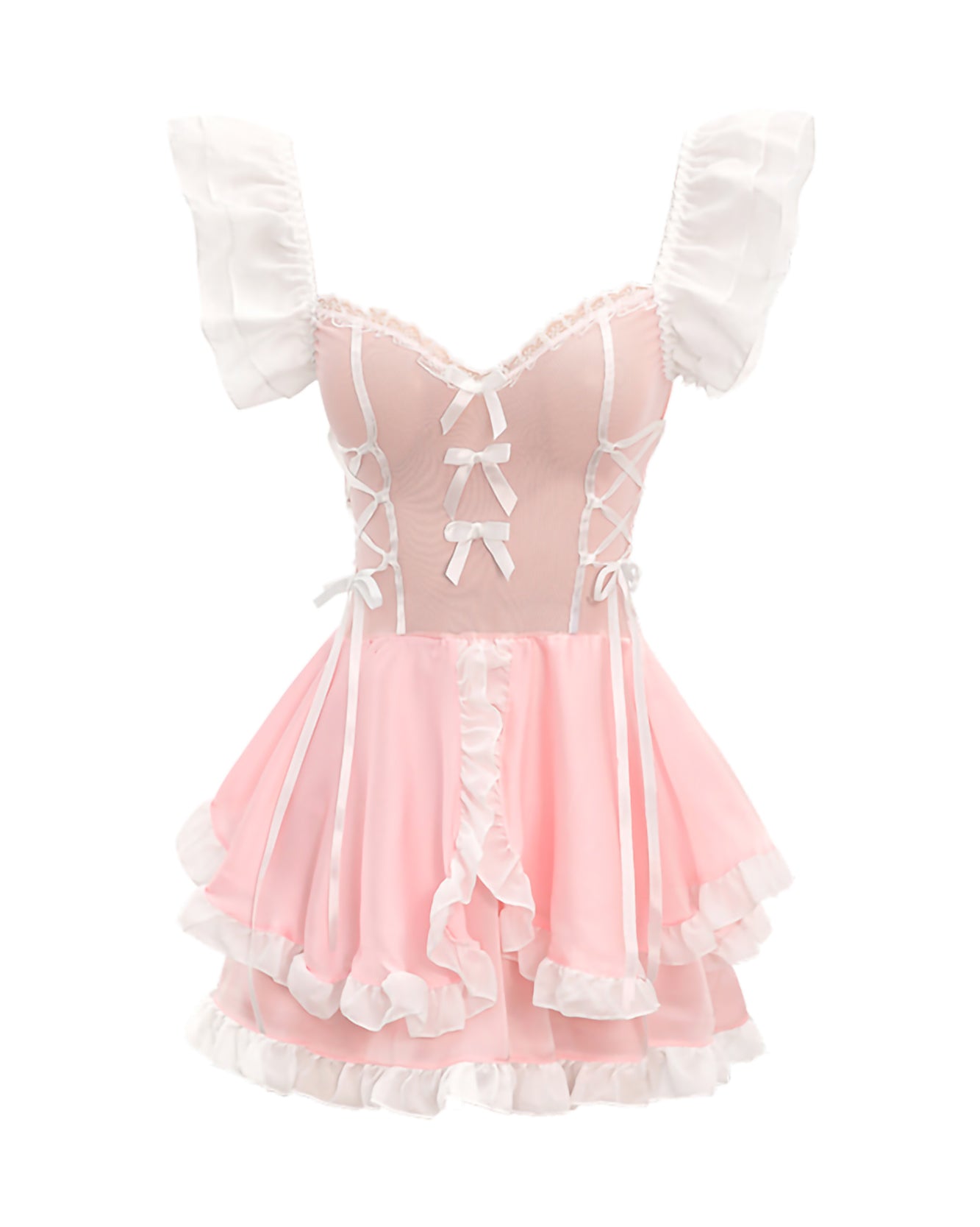 性感網紗透胸甜美女僕套裝 BestCouple HongKong