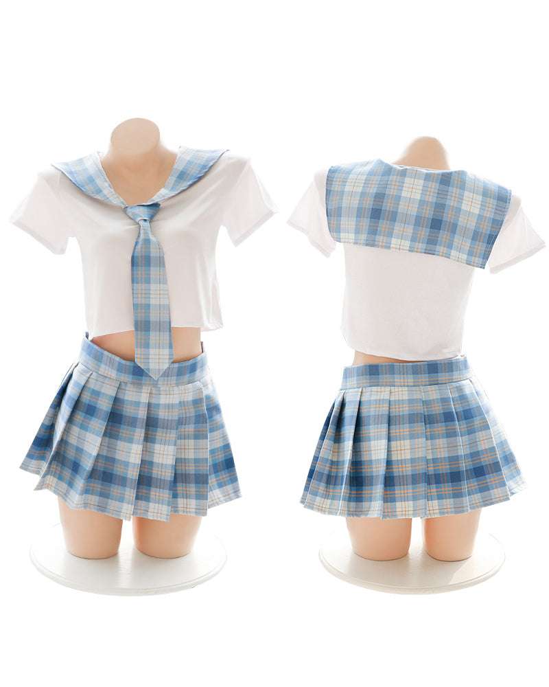日系格子純情學生裝 BestCouple HongKong