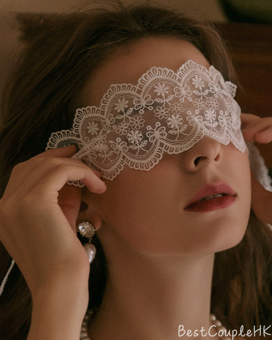 性感蕾絲眼罩（白）S0019 BestCouple HongKong